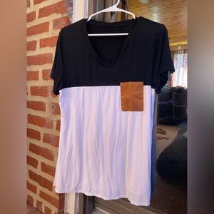 Large casual tee
